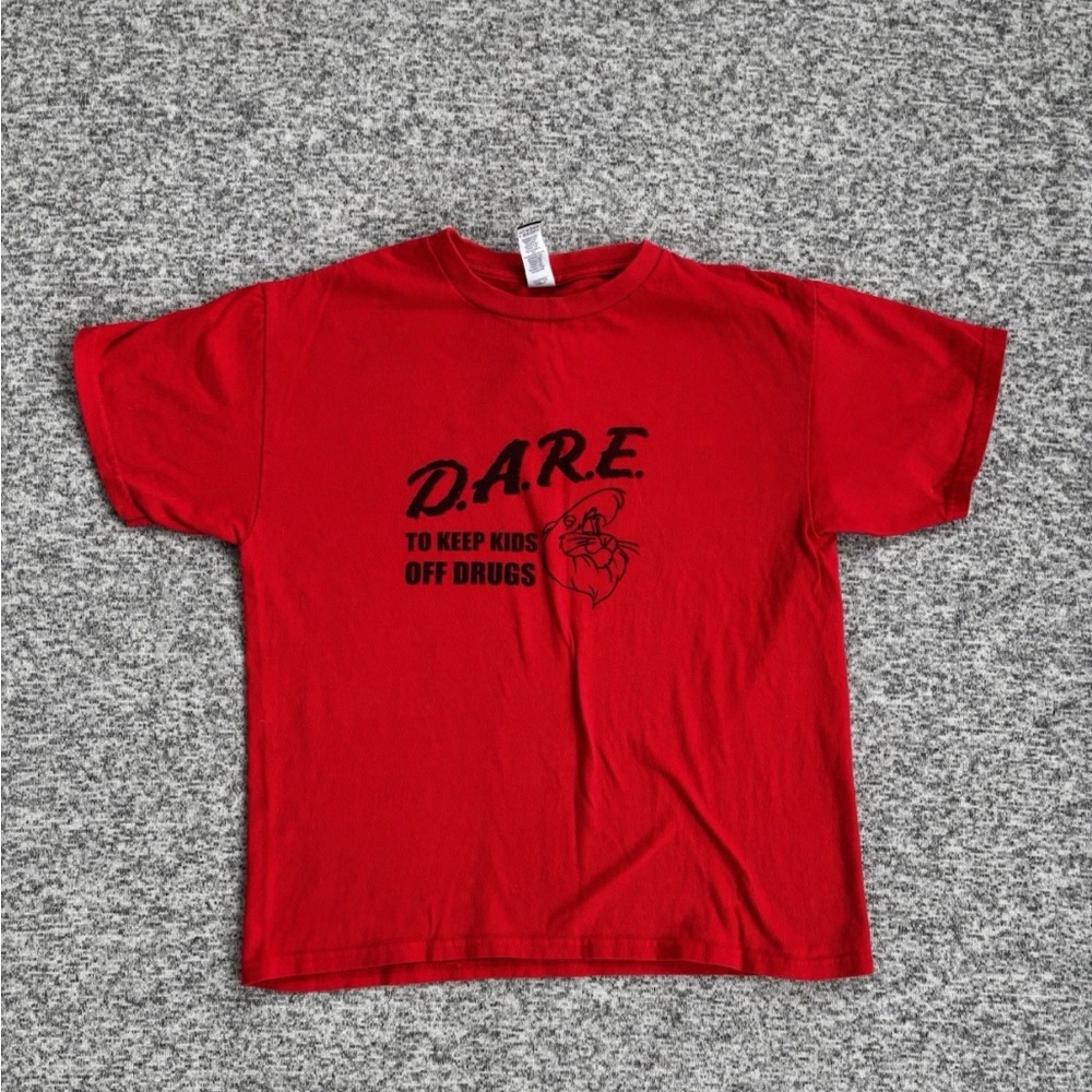 Kids DARE To Resist Drugs Red SS T-Shirt